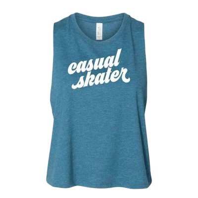 Casual Skater Racerback Crop
