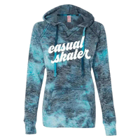 Casual Skater Burnout Hoodie