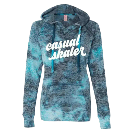 Casual Skater Burnout Hoodie - Adults Skate Too LLC