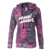 Casual Skater Burnout Hoodie