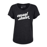 Casual Skater Women's Dolman Tee Adults Skate Too LLC