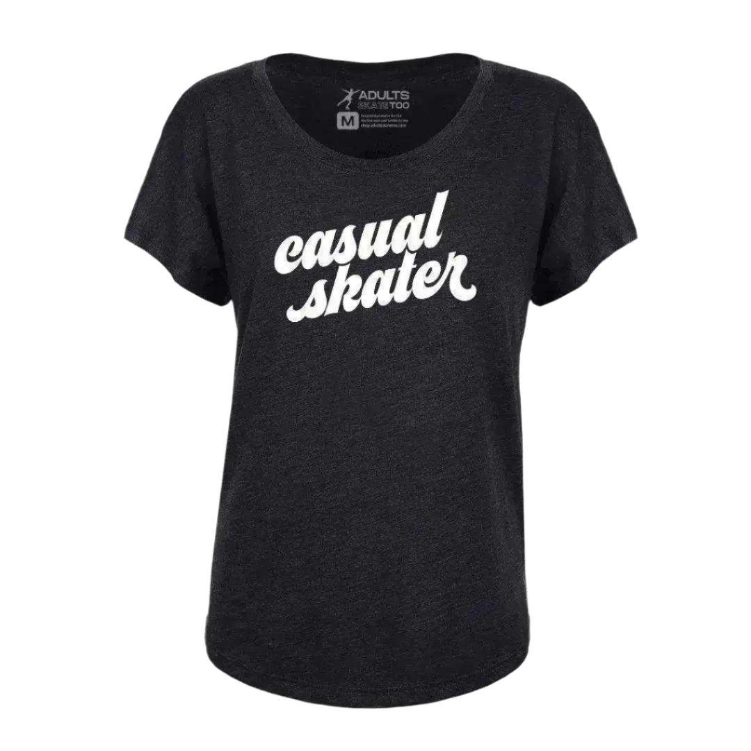 Casual Skater Dolman Tee - Adults Skate Too LLC