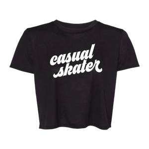 Casual Skater Flowy Crop - Adults Skate Too LLC