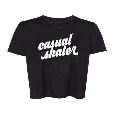 Casual Skater Flowy Crop