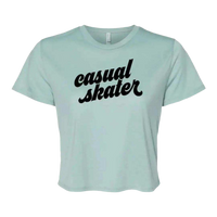 Casual Skater Flowy Crop