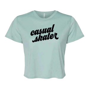 Casual Skater Flowy Crop - Adults Skate Too LLC