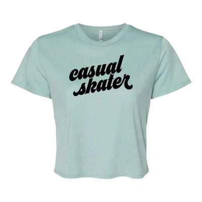 Casual Skater Flowy Crop