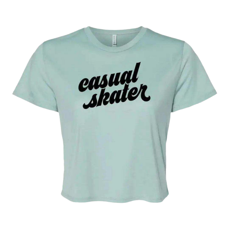 Casual Skater Flowy Crop