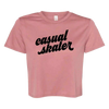 Casual Skater Flowy Crop