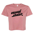 Casual Skater Flowy Crop - Adults Skate Too LLC