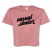Casual Skater Flowy Crop