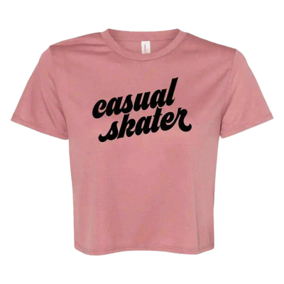 Casual Skater Flowy Crop