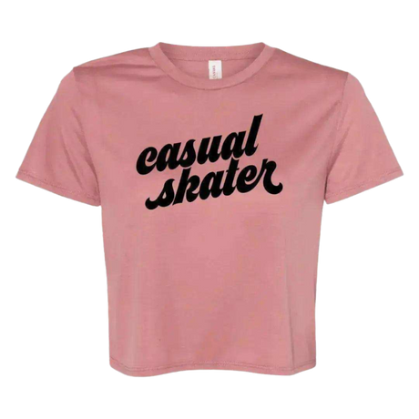 Casual Skater Flowy Crop - Adults Skate Too LLC