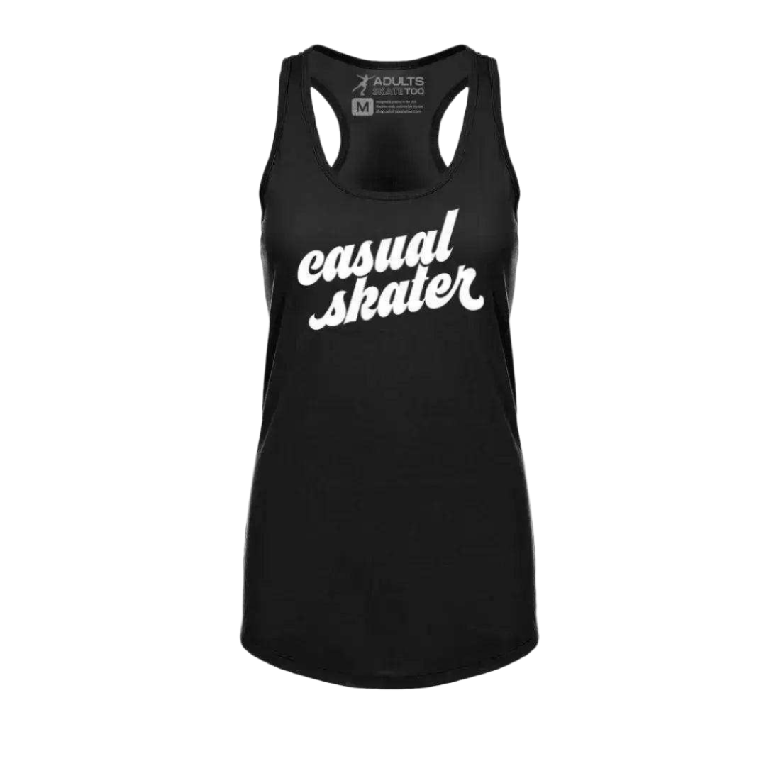 Casual Skater Racerback Tank - Adults Skate Too LLC