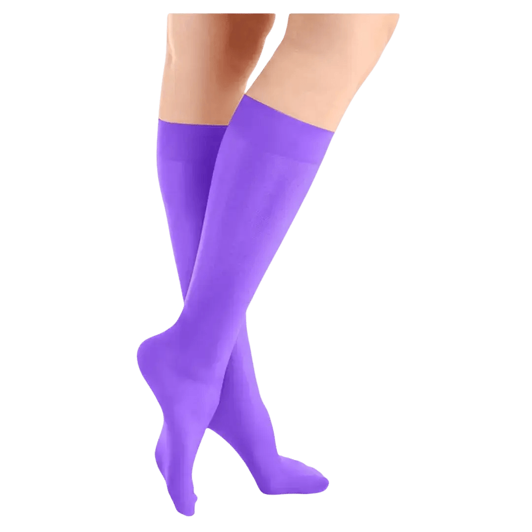 ColorFlow Magical Purple Skating Socks