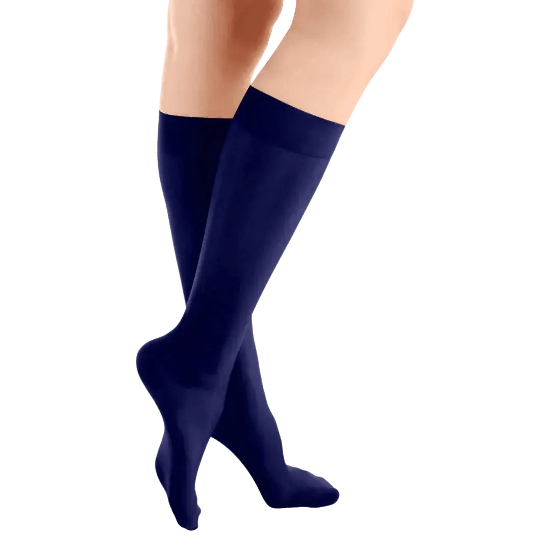 ColorFlow Navy Blue Skating Socks