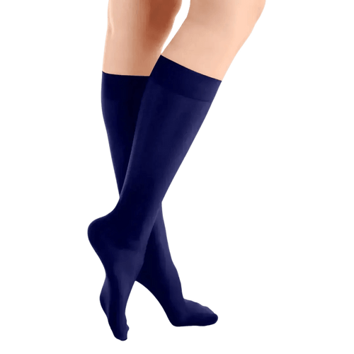 ColorFlow Navy Blue Skating Socks
