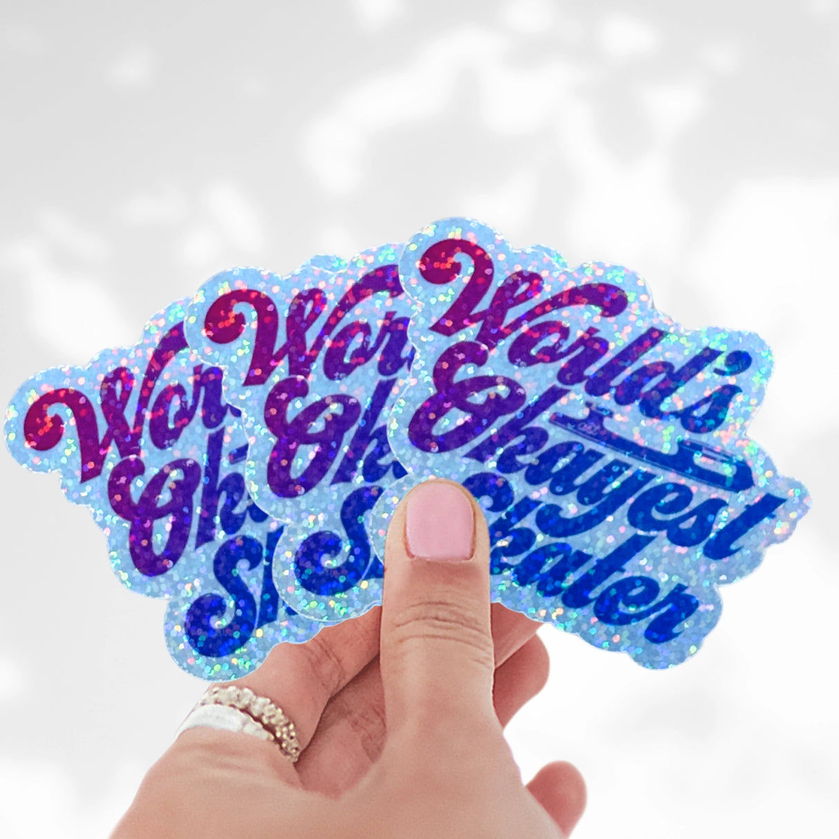 World's Okayest Skater Holo Sticker