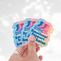 Emotional Support Ice Skates Sticker