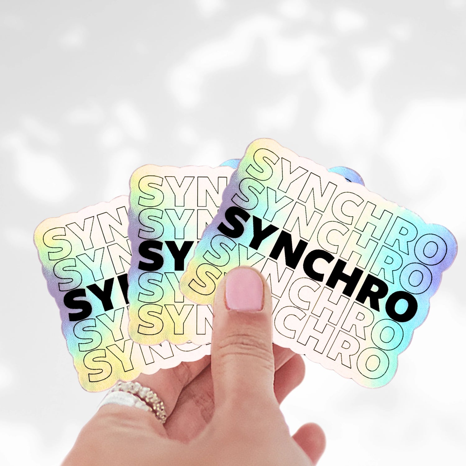SYNCHRO Holographic Sticker