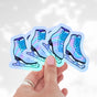 Oil Slick Skates Holographic Sticker