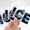 Ice Skater Holographic Sticker
