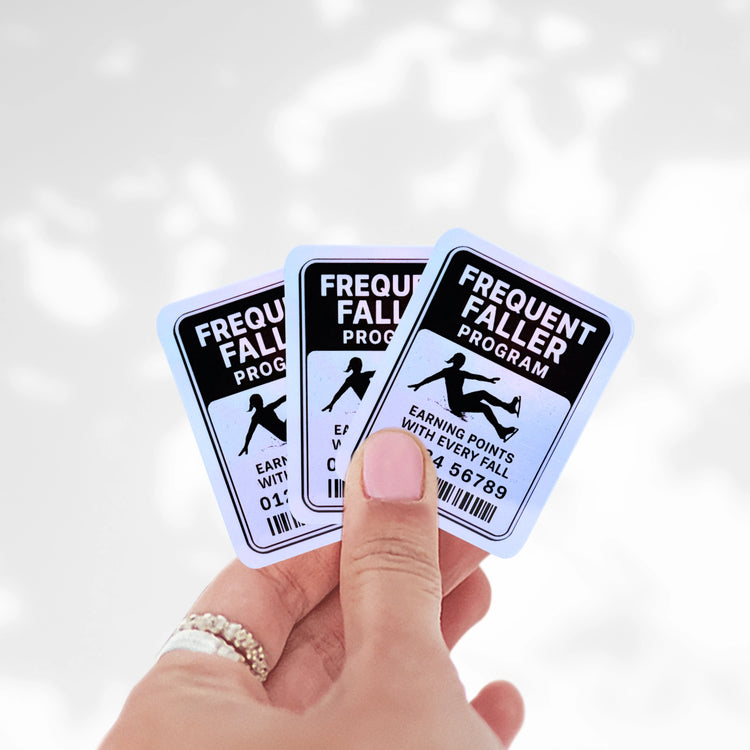 Frequent Faller Program Holographic Sticker