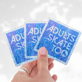 AST Iced Out Holo Stickers