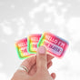 Hello I'm The Skater Holo Stickers