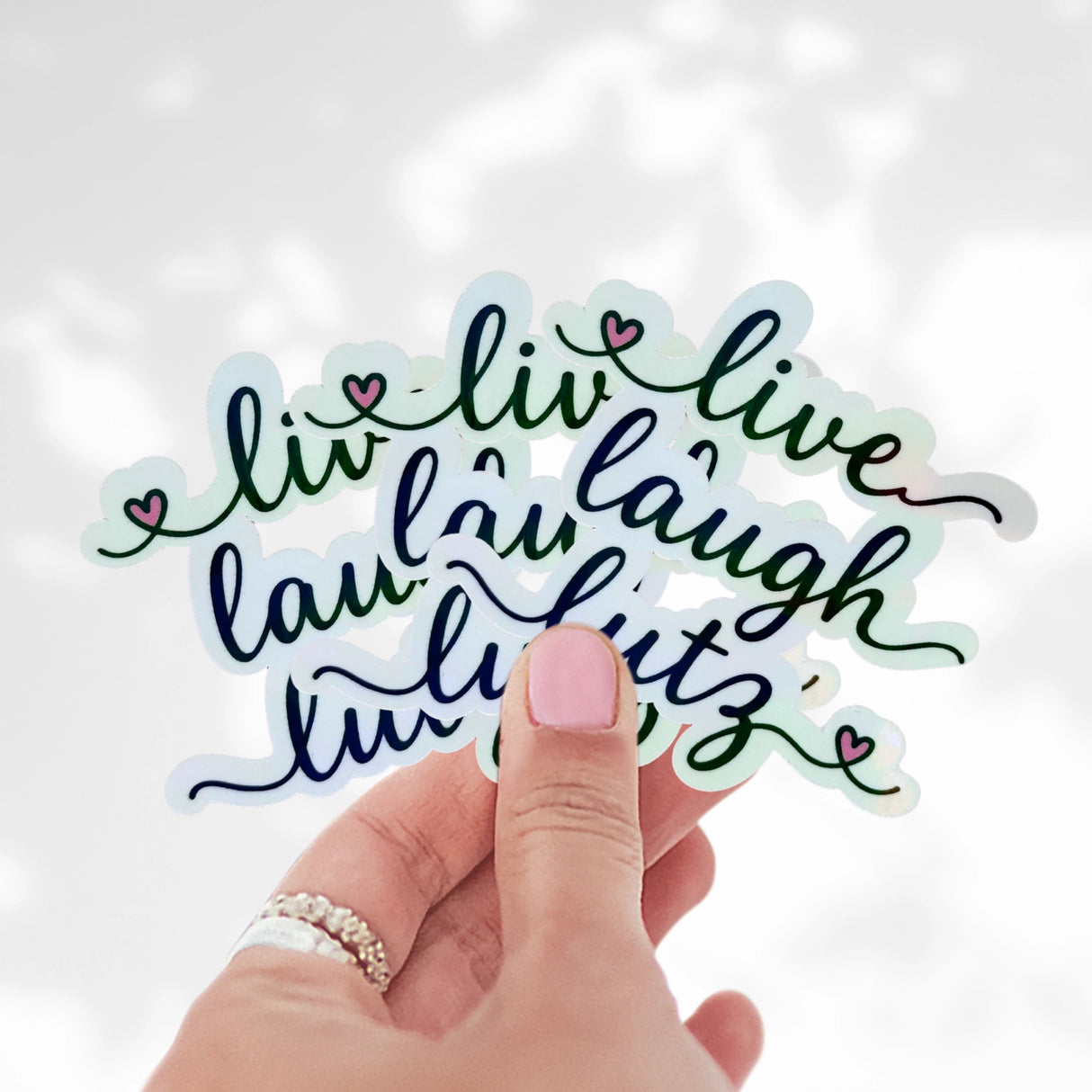 Live Laugh Lutz Stickers