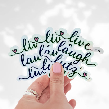 Live Laugh Lutz Stickers