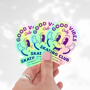 Good Vibes Only Holo Stickers
