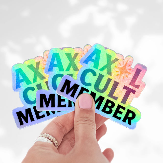 Axel Cult Member Holo Stickers