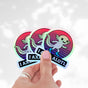 I Axel Alotl Holo Stickers