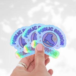 Public Session Survivor Holo Stickers
