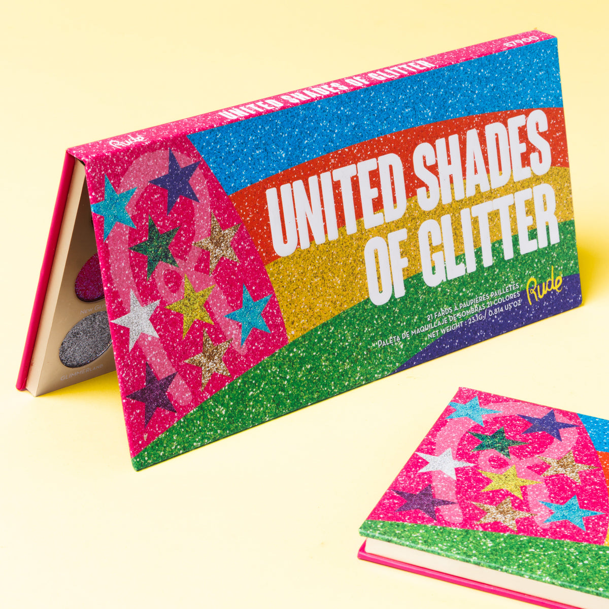 United Shades of Glitter - 21 Pressed Glitter Palette