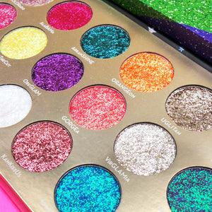 United Shades of Glitter - 21 Pressed Glitter Palette
