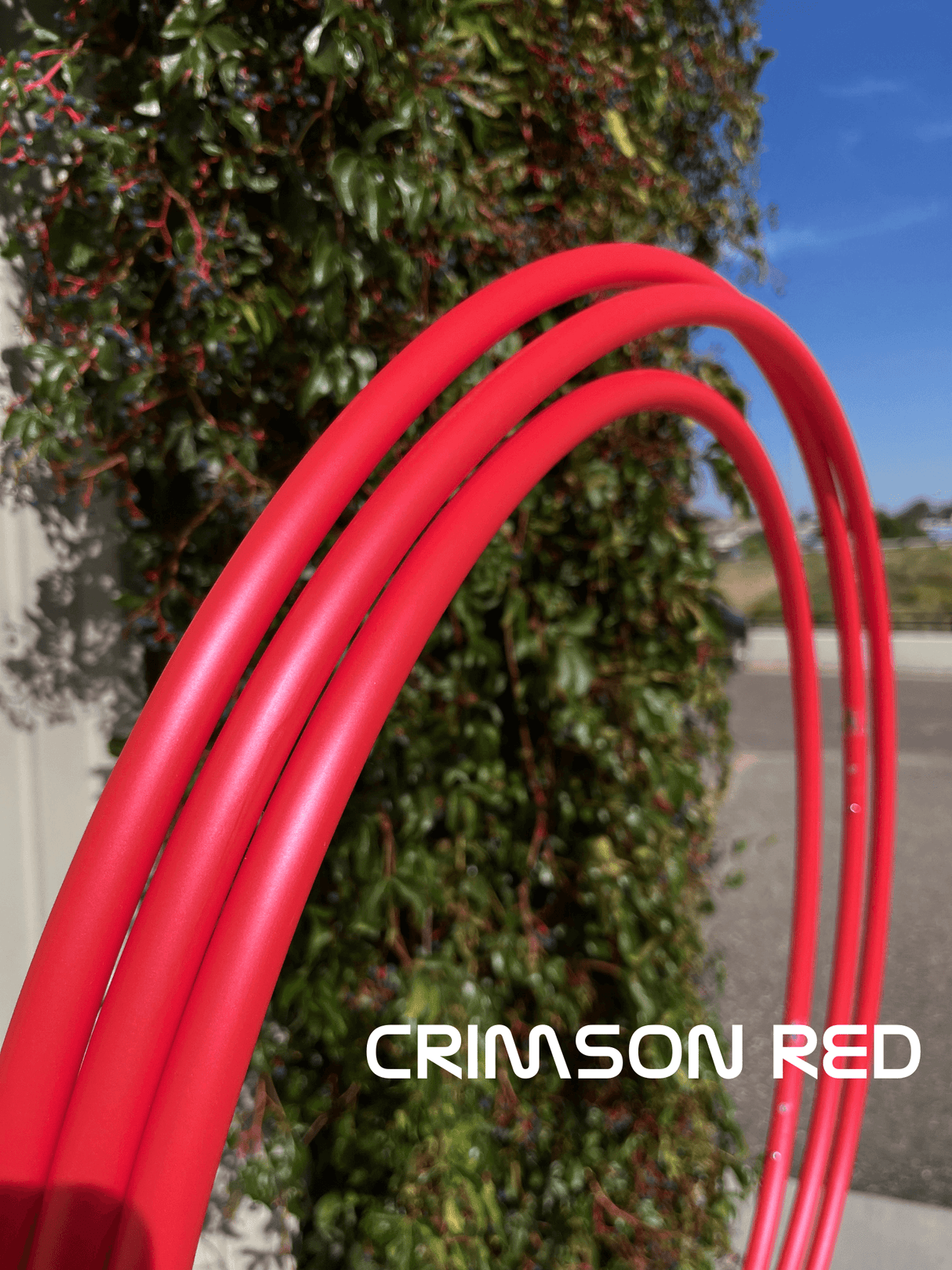 Crimson Red (5/8) Polypro Hula Hoop