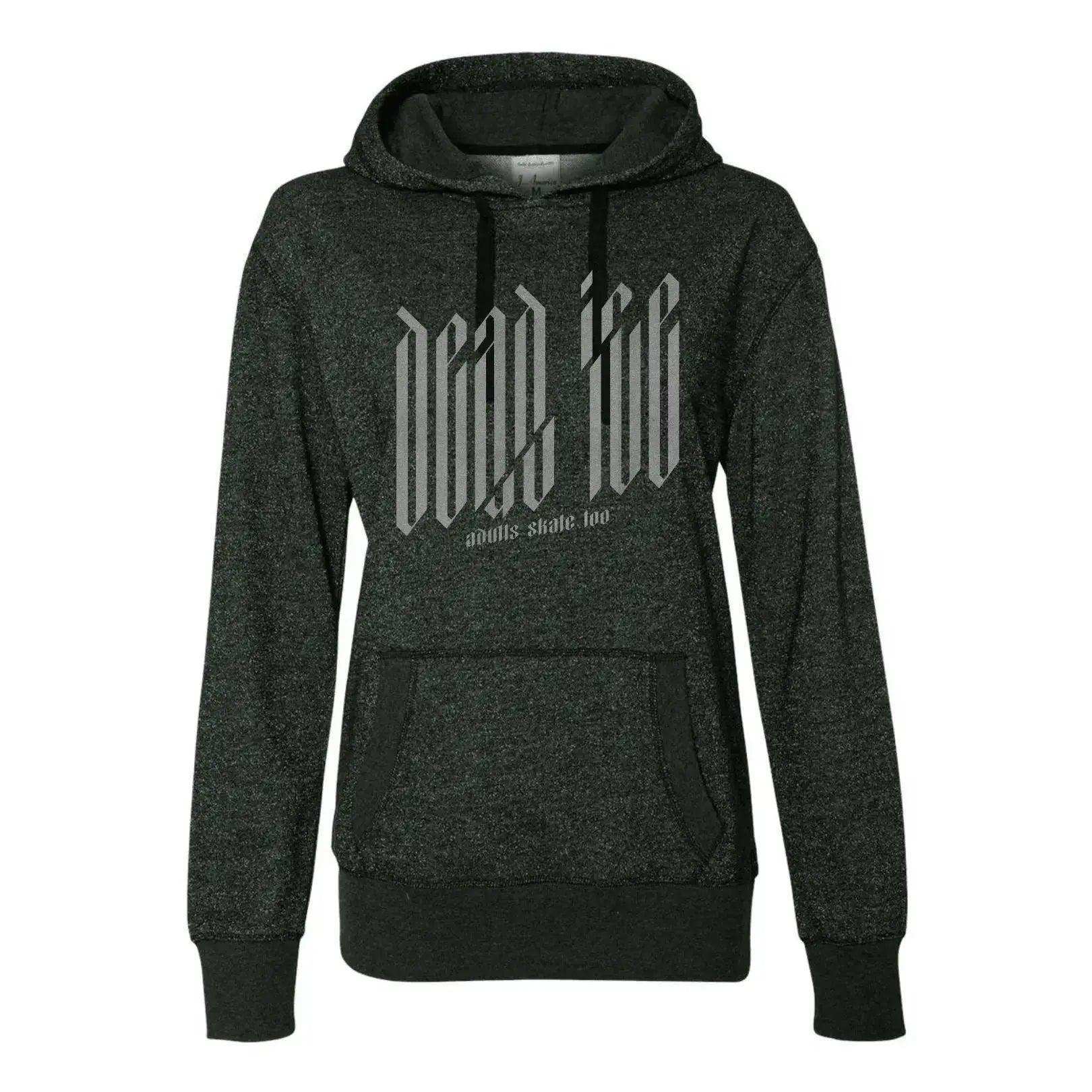 Dead Ice Women's Glitter Hoodie - Adults Skate Too LLC