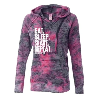 Eat Sleep Skate Repeat Burnout Hoodie