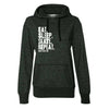 Eat Sleep Skate Repeat Women's Glitter Hoodie - Adults Skate Too LLC