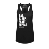 Eat Sleep Skate Repeat Racerback Tank