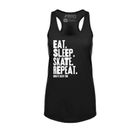 Eat Sleep Skate Repeat Racerback Tank