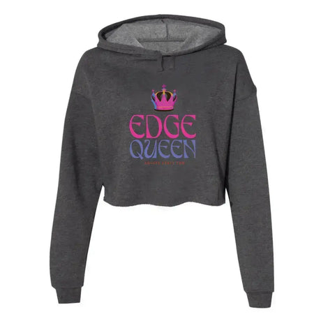 Edge Queen Women's Cropped Fleece Hoodie Adults Skate Too LLC