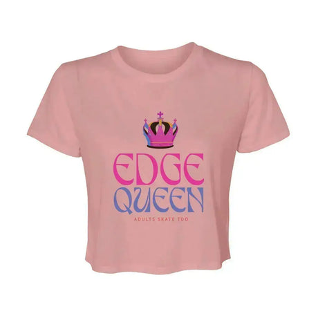 Edge Queen Women’s Flowy Cropped Tee Adults Skate Too LLC