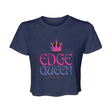 Edge Queen Women’s Flowy Cropped Tee Adults Skate Too LLC