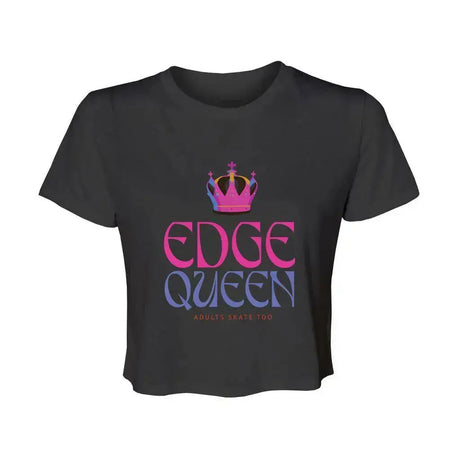 Edge Queen Women’s Flowy Cropped Tee Adults Skate Too LLC