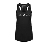 Emoji Racerback Tank - Adults Skate Too LLC