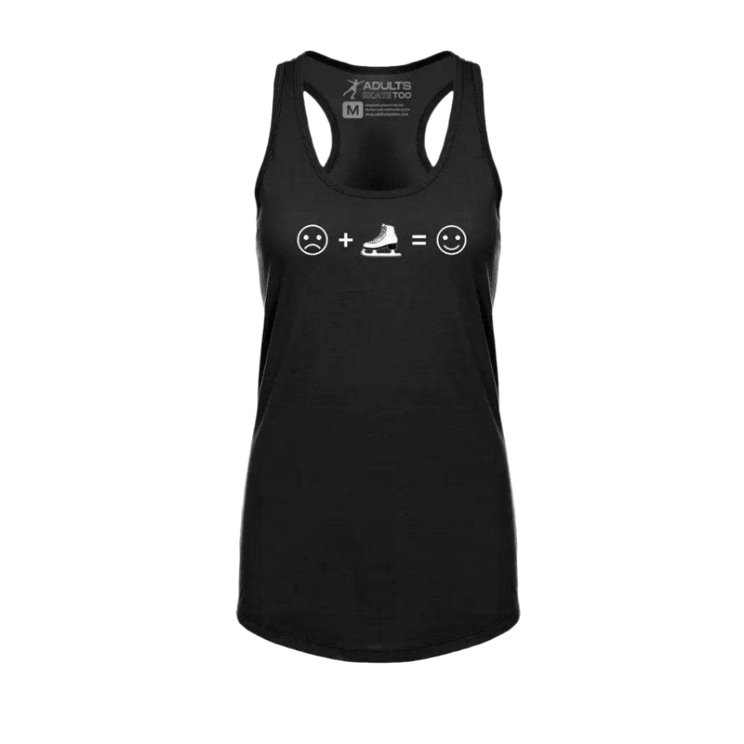 Emoji Racerback Tank - Adults Skate Too LLC