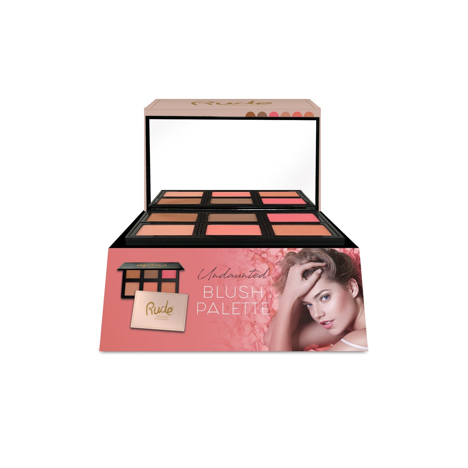 Undaunted Blush Palette Display Set, 12pcs